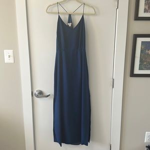 J.Crew Blue Maxi Dress Size 12